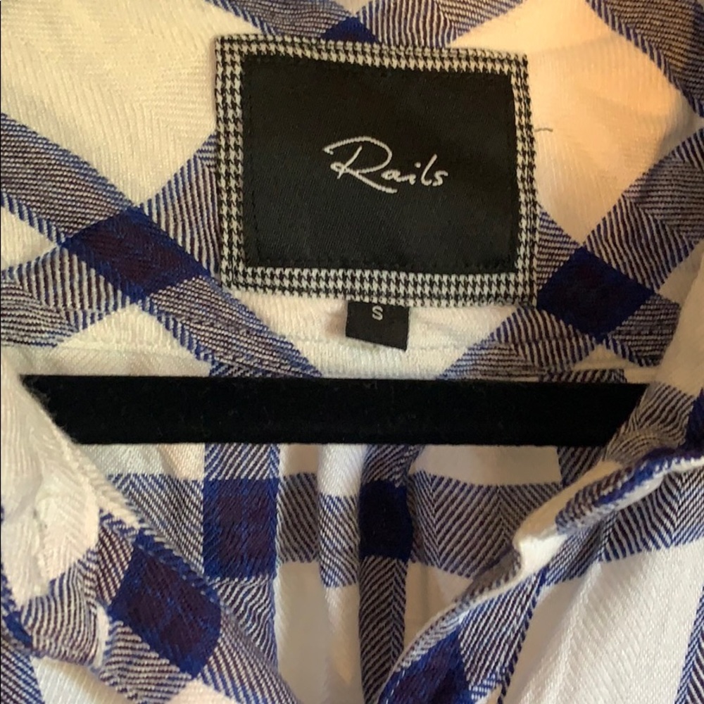 Rails Button Down Small Flannel - image 4